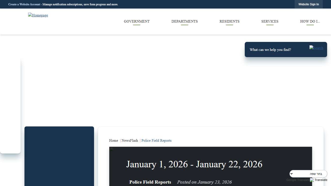 January 1, 2026 - January 22, 2026 • Palestine, TX